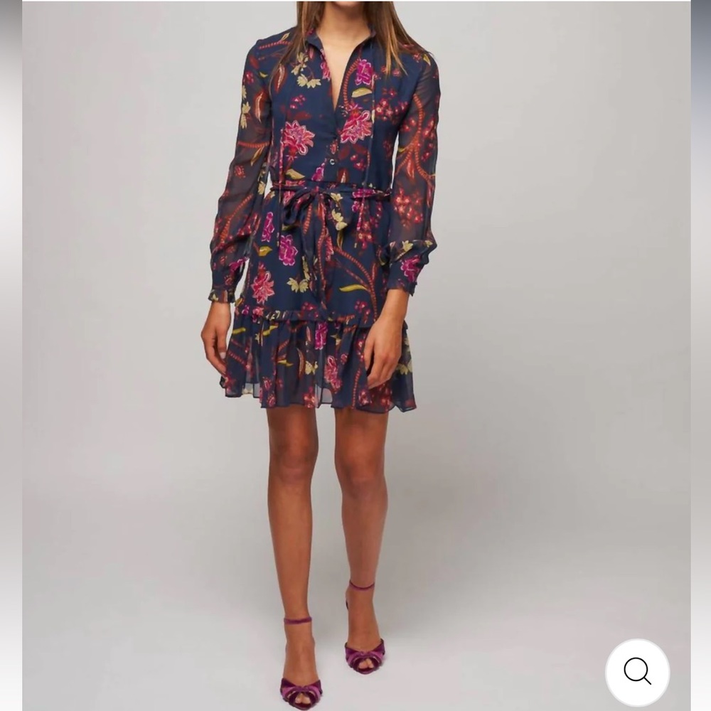 Cara Cara Blair Dress Ophelia Floral Midnight